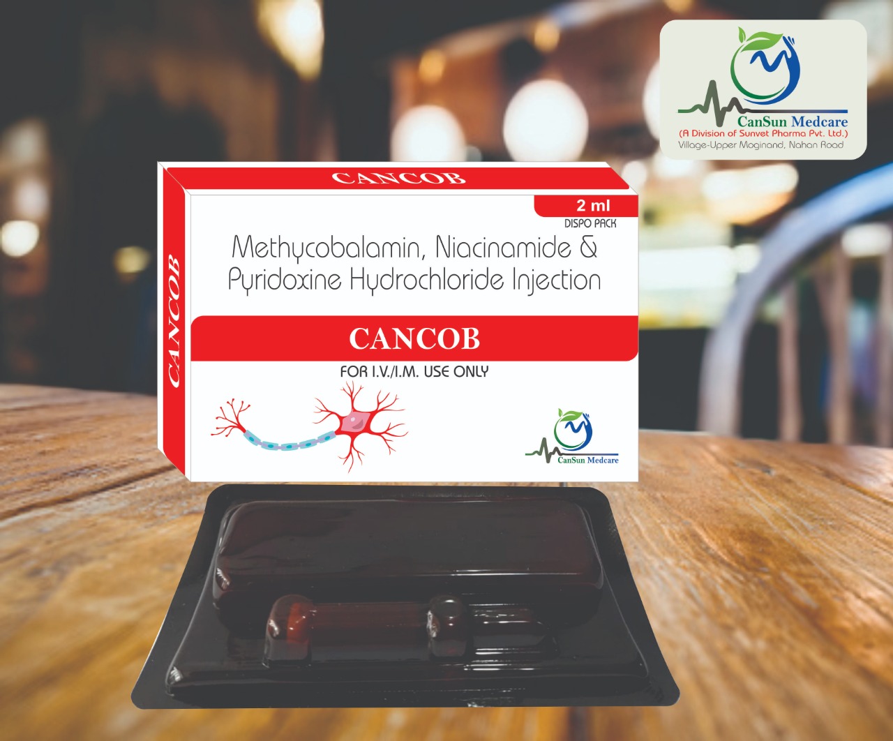 Methylcobalamin Niacinamide and Pyridoxine HCL injection in PCD Franchise 
